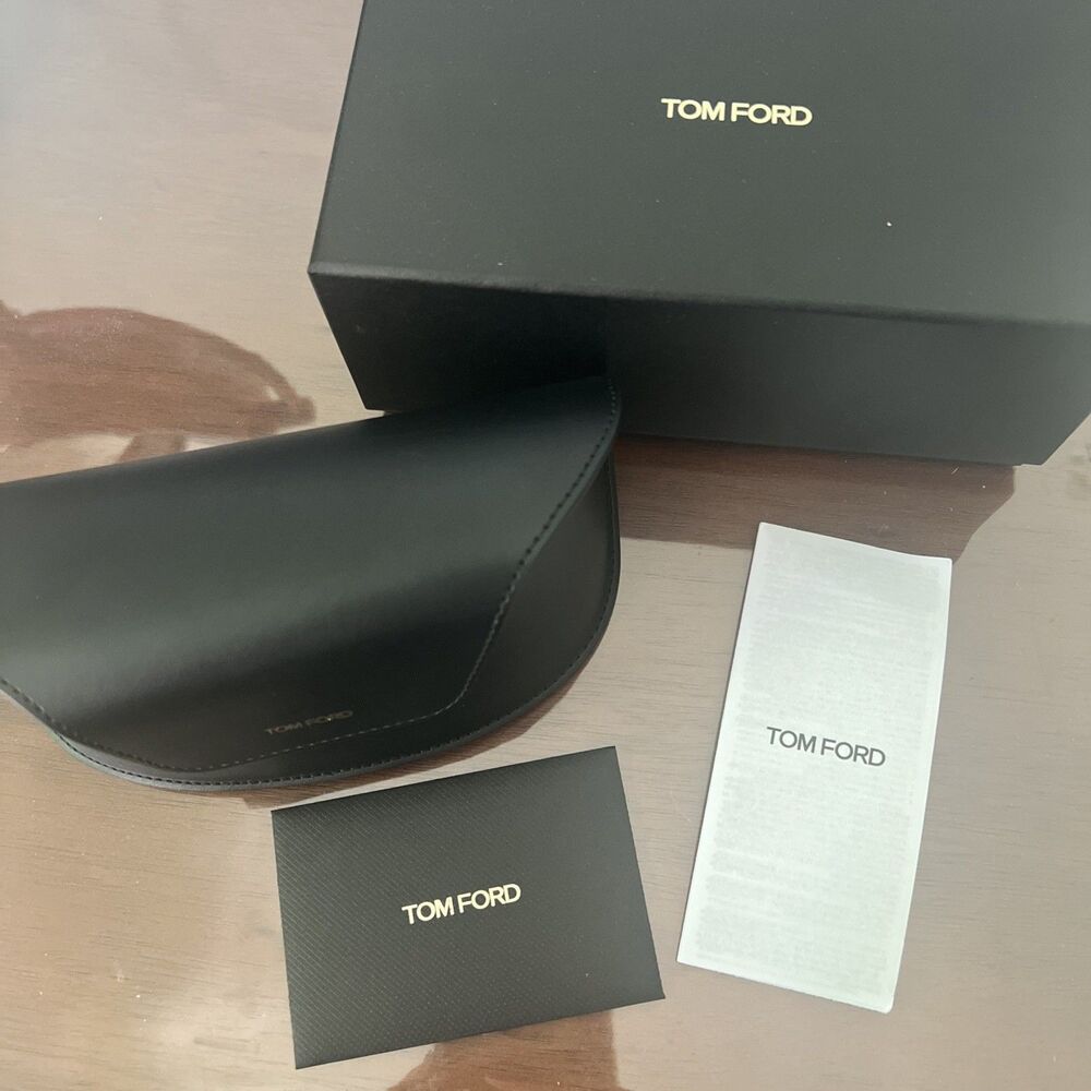 Tom Ford FERNANDA FT 1069 Shiny Black/Grey (01A) Sunglasses Brand New With Case - Picture 6 of 8
